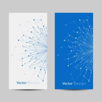 Set of vertical banners Stock Illustration