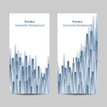 Set of vertical banners Stock Illustration