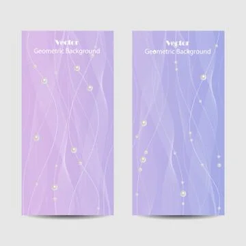 Set of vertical banners Stock Illustration