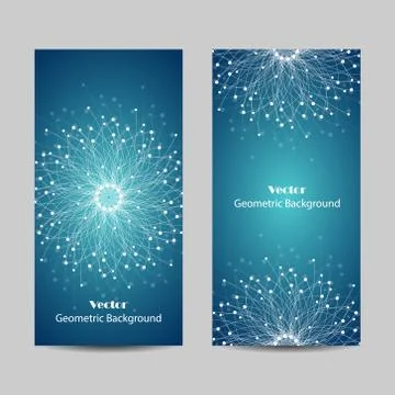 Set of vertical banners Stock Illustration