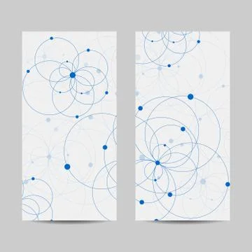 Set of vertical banners Stock Illustration