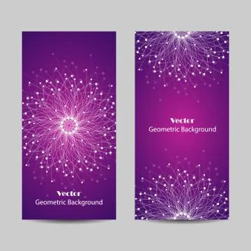 Set of vertical banners Stock Illustration