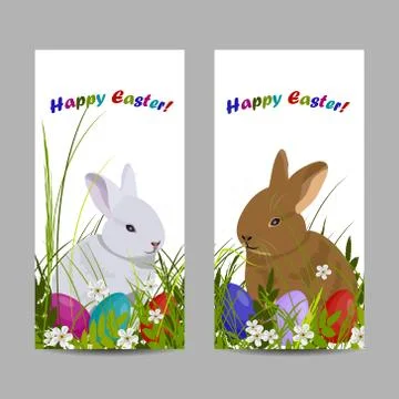 Set of vertical banners Stock Illustration