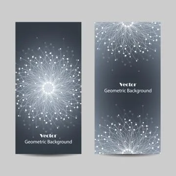 Set of vertical banners Stock Illustration