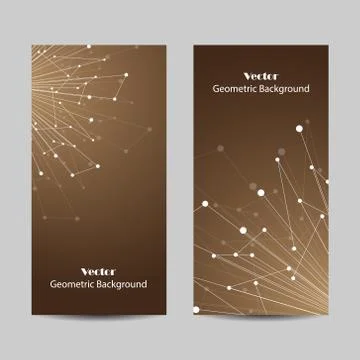 Set of vertical banners Stock Illustration