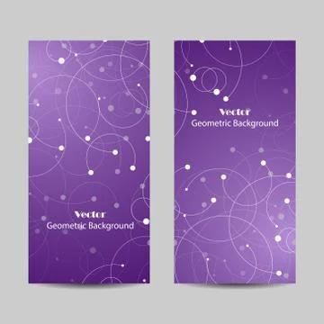 Set of vertical banners Stock Illustration