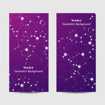 Set of vertical banners Stock Illustration