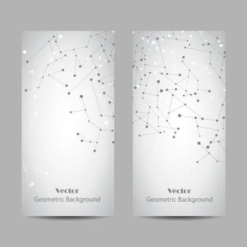 Set of vertical banners Stock Illustration