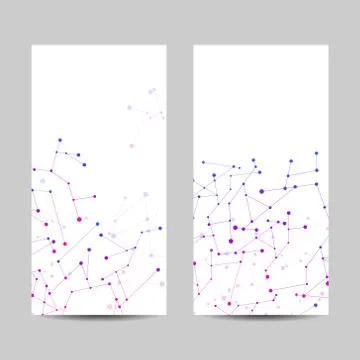 Set of vertical banners Stock Illustration