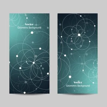 Set of vertical banners Stock Illustration