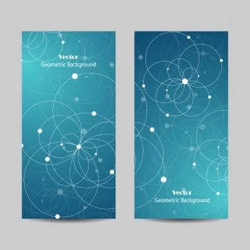 Set of vertical banners Stock Illustration