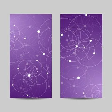 Set of vertical banners Stock Illustration