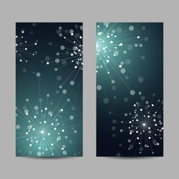 Set of vertical banners Stock Illustration