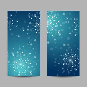Set of vertical banners Stock Illustration