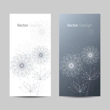 Set of vertical banners Stock Illustration
