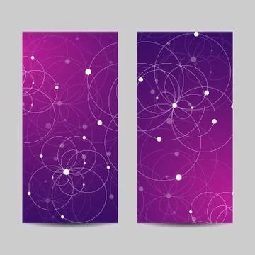Set of vertical banners Stock Illustration