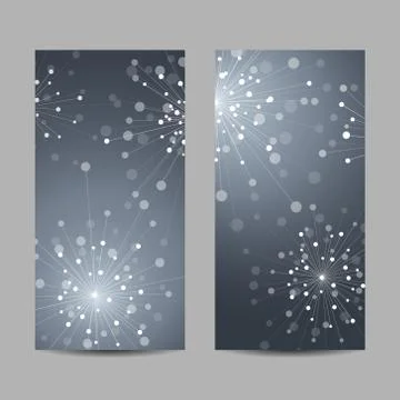 Set of vertical banners Stock Illustration