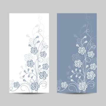 Set of vertical banners Stock Illustration