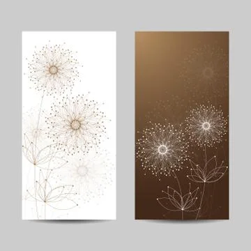 Set of vertical banners Stock Illustration