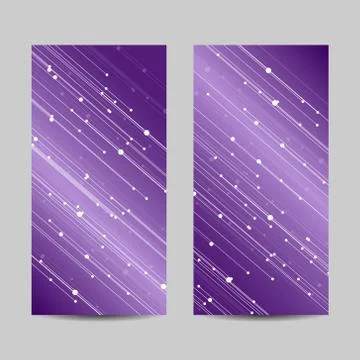 Set of vertical banners Stock Illustration