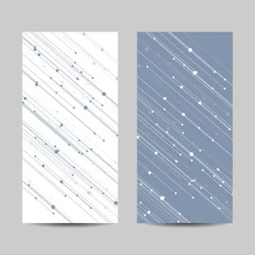 Set of vertical banners Stock Illustration