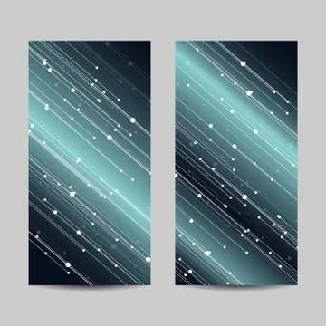 Set of vertical banners Illustrazione stock