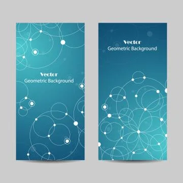 Set of vertical banners Stock Illustration
