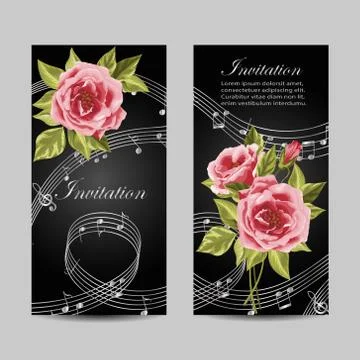 Set of vertical banners Stock Illustration