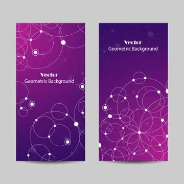 Set of vertical banners Stock Illustration
