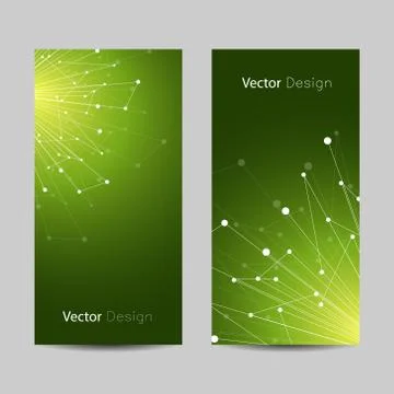 Set of vertical banners Illustrazione stock
