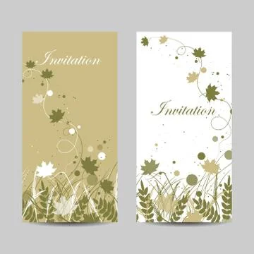 Set of vertical banners Stock Illustration
