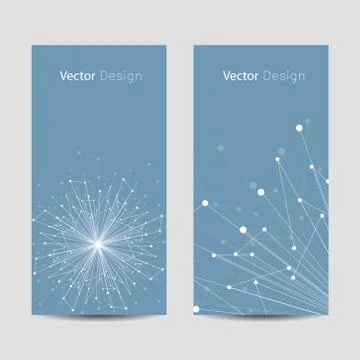 Set of vertical banners Stock Illustration