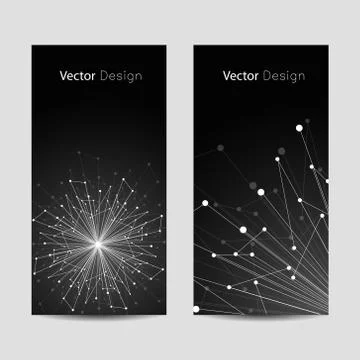 Set of vertical banners Stock Illustration