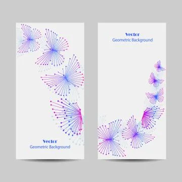 Set of vertical banners Stock Illustration