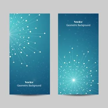 Set of vertical banners Stock Illustration