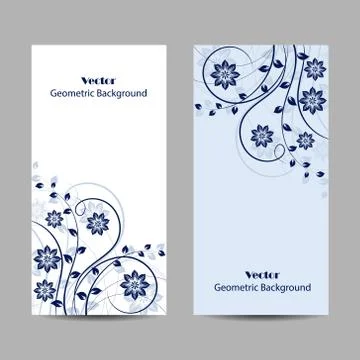 Set of vertical banners Stock Illustration