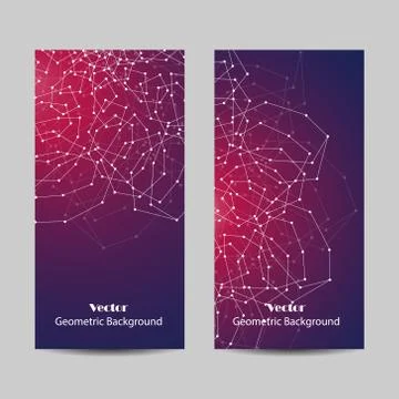 Set of vertical banners Stock Illustration