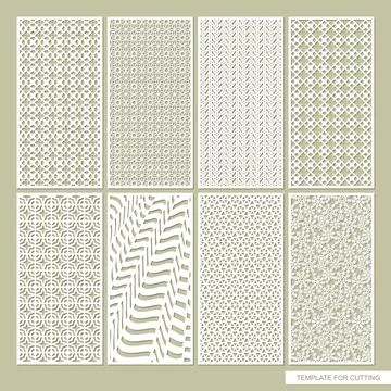 Set of vertical rectangular panels.  Stock Illustration