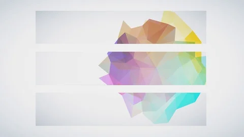 Set of vertical rectangular paper layers designed with wonderful abstract forms Stock Footage 128350930