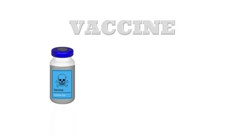  Set Of Vials Of Vaccine  Видео 159083292