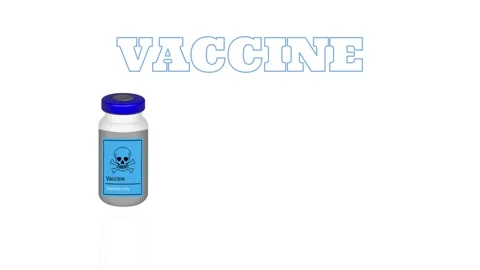  Set Of Vials Of Vaccine  Stock Footage 159232949