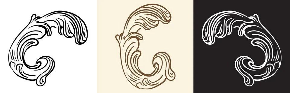 Set of vintage elements for design vector illustration Stockillustratie