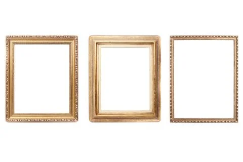 Set of vintage frame Stock Photos