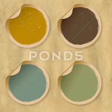 Set vintage labels Stock Illustration