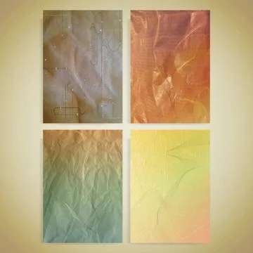 Set of vintage labels, logo, frames and brochures. Vector design templates co Stock Illustration