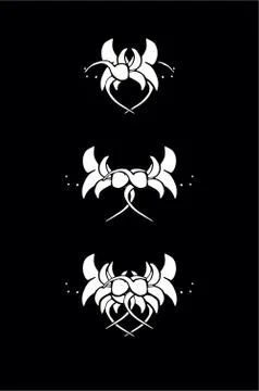 Set of vintage ornaments. Frames, borders, dividers. Ornate decorative design Stock Illustration