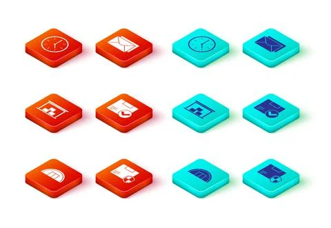 Set Warehouse, Delivery security with shield, Package box check mark, Envelope Stock Illustration