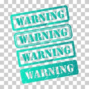 Set of Warning stamp symbol, label sticker sign button, text banner vector il 스톡 일러스트