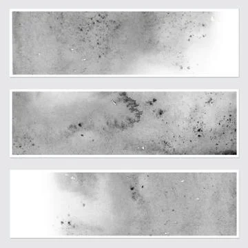 Set of watercolor backgrounds Stock Illustration