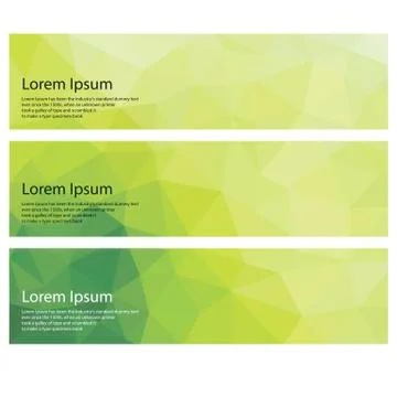 Set Web banner Header Layout Template. Stock Illustration